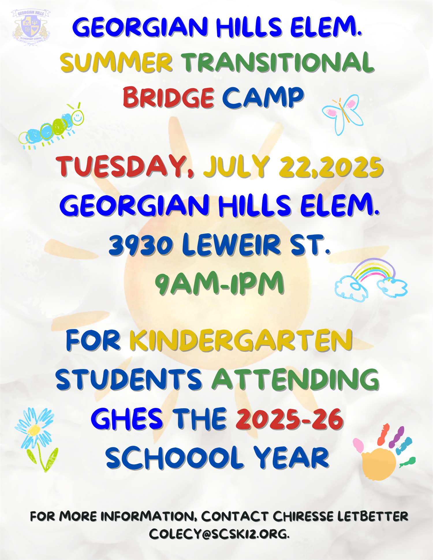 Kindergarten bridge camp